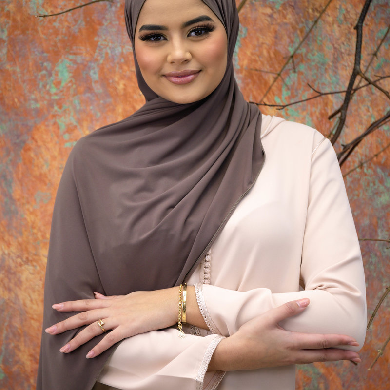 PREMIUM JERSEY HIJAB - MOCCA