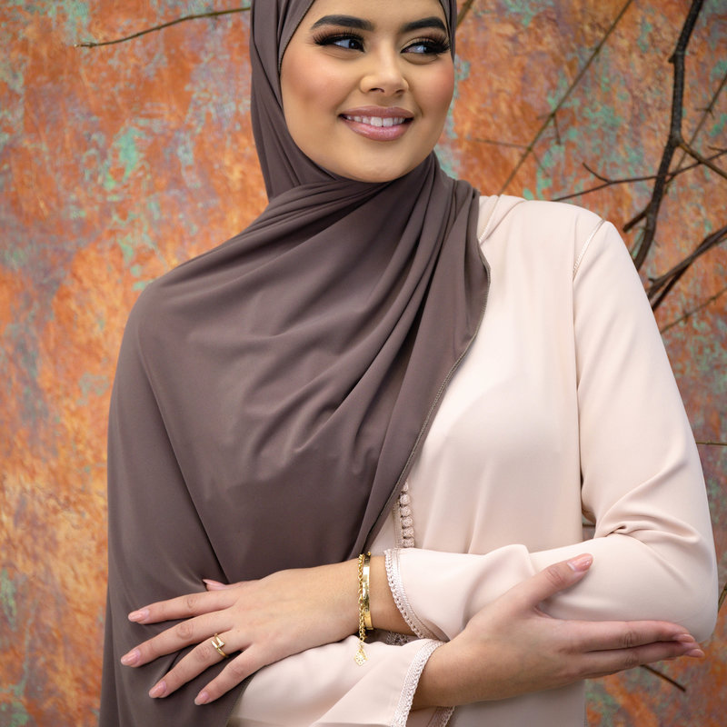 PREMIUM JERSEY HIJAB - MOCCA