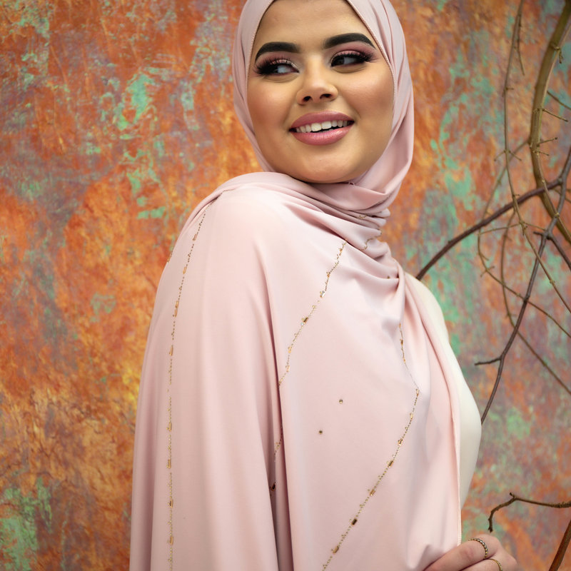 PREMIUM JERSEY HIJAB JIA - PALE PINK