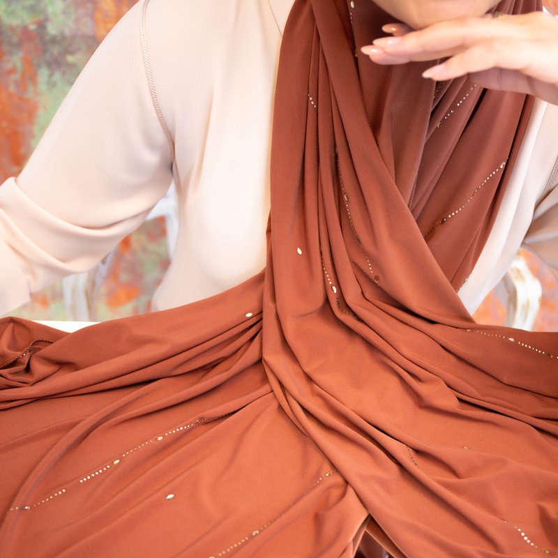 PREMIUM JERSEY HIJAB BEA - ICE TEA