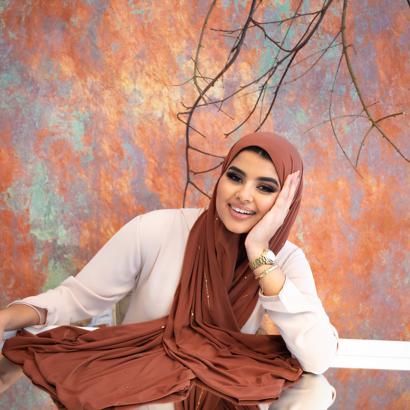 PREMIUM JERSEY HIJAB BEA - ICE TEA