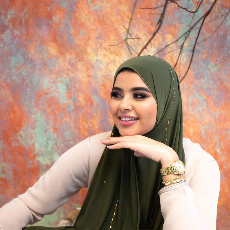PREMIUM JERSEY HIJAB BEA - WILLOW BAMBOO