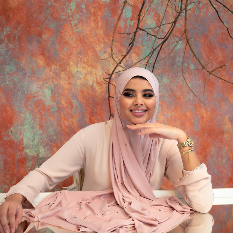 PREMIUM JERSEY HIJAB BEA - PALE PINK