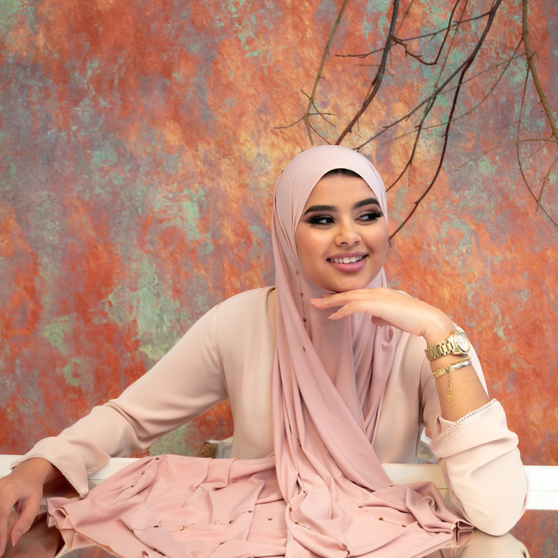 PREMIUM JERSEY HIJAB BEA - PALE PINK