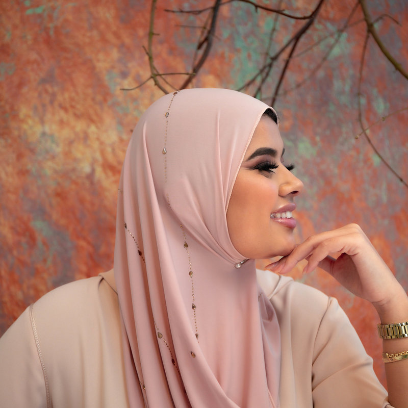 PREMIUM JERSEY HIJAB BEA - PALE PINK
