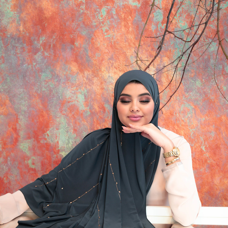 PREMIUM JERSEY HIJAB BEA - ONYX