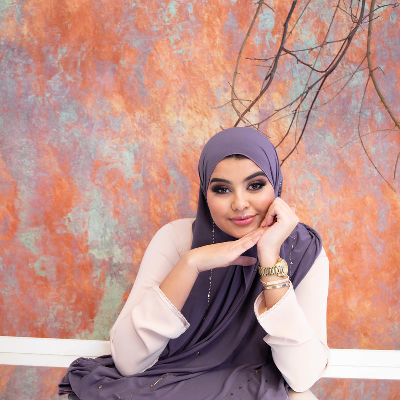 PREMIUM JERSEY HIJAB BEA- LIGHT PURPLE