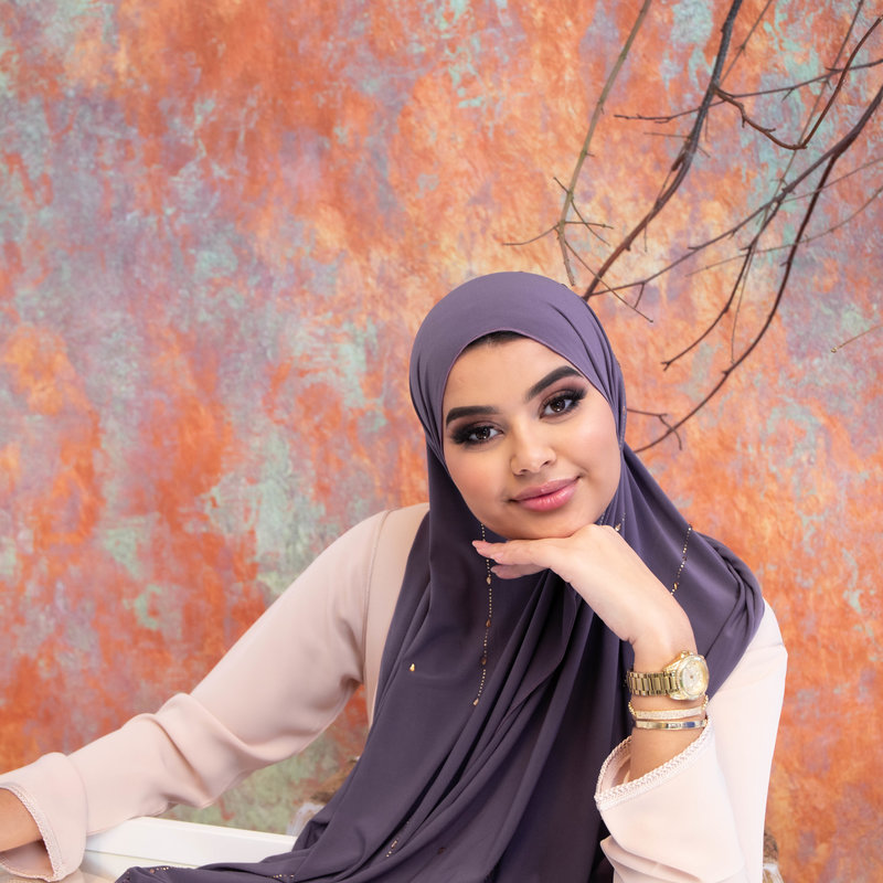 PREMIUM JERSEY HIJAB BEA- LIGHT PURPLE