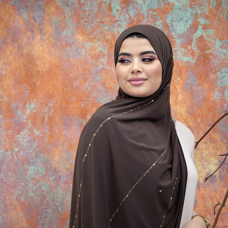PREMIUM JERSEY HIJAB JIA - OLD BURGUNDY