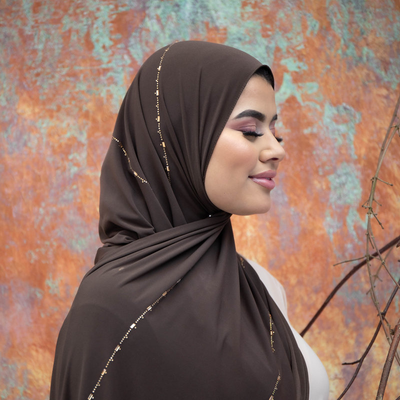 PREMIUM JERSEY HIJAB JIA - OLD BURGUNDY