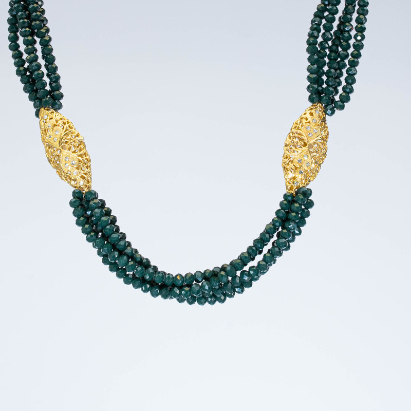 NECKLACE DINA GREEN