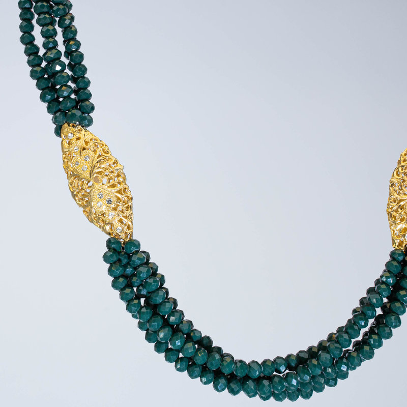 NECKLACE DINA GREEN