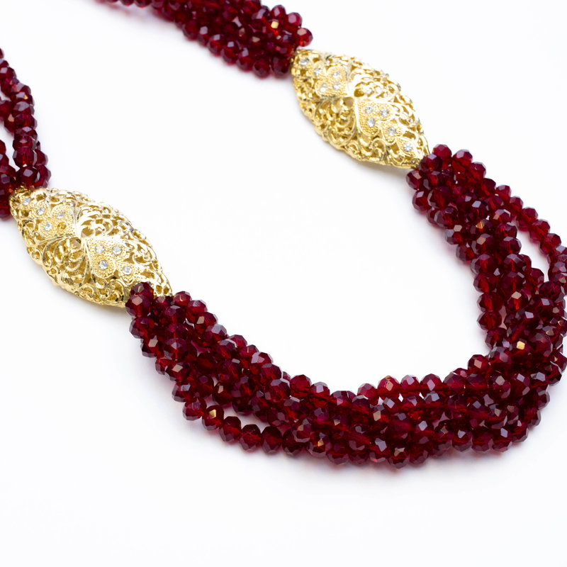 NECKLACE DINA RED
