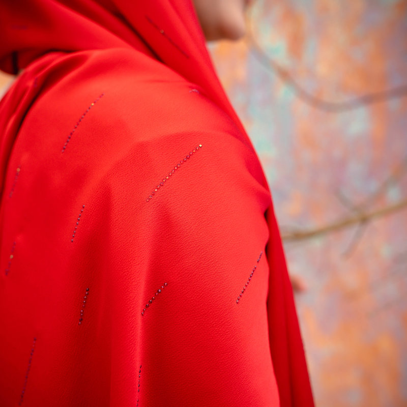 Hijab Indra Red
