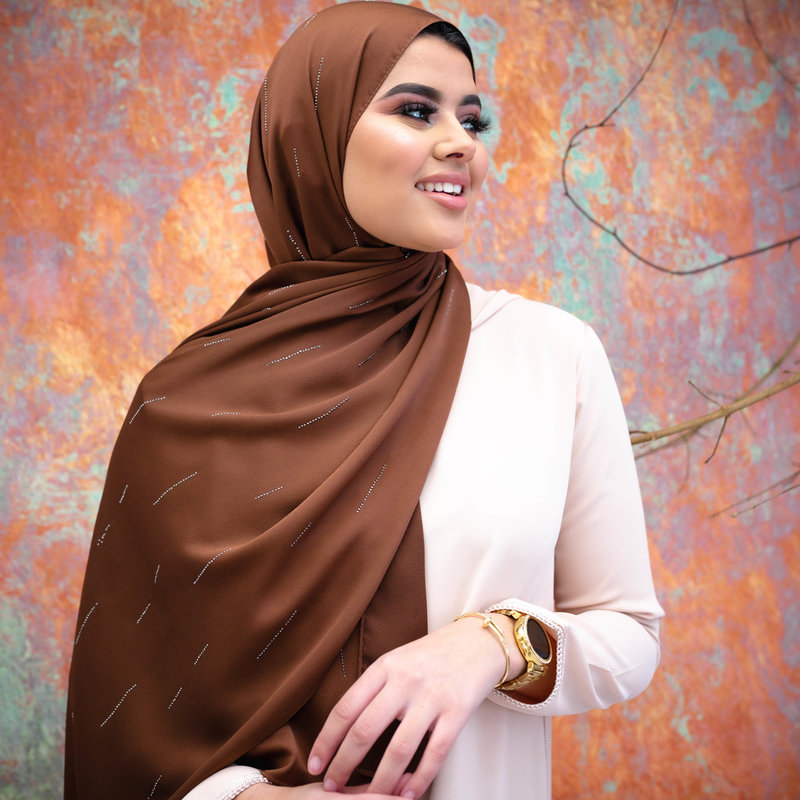 Hijab Indra Chocolate Brown