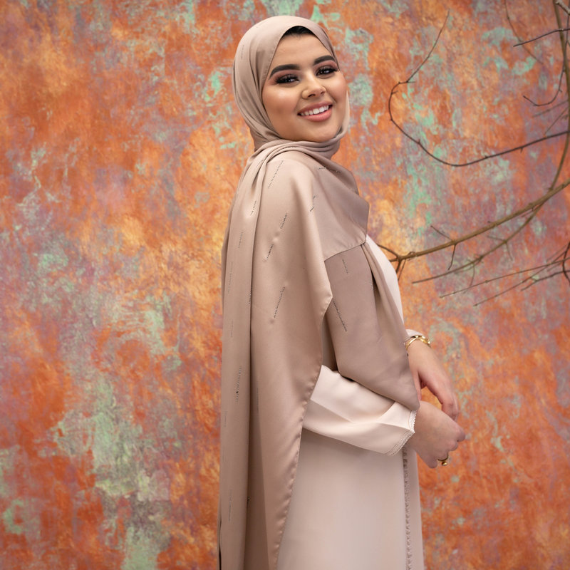 Hijab Indra Silver Pink