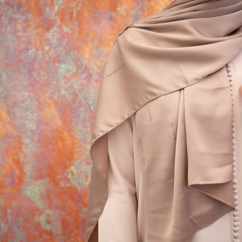 Hijab Indra Silver Pink
