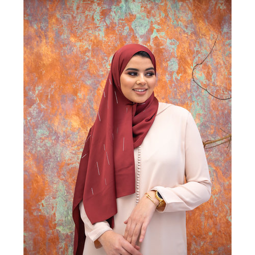 Hijab Indra Pomegranate Hijab Indra Pomegranate