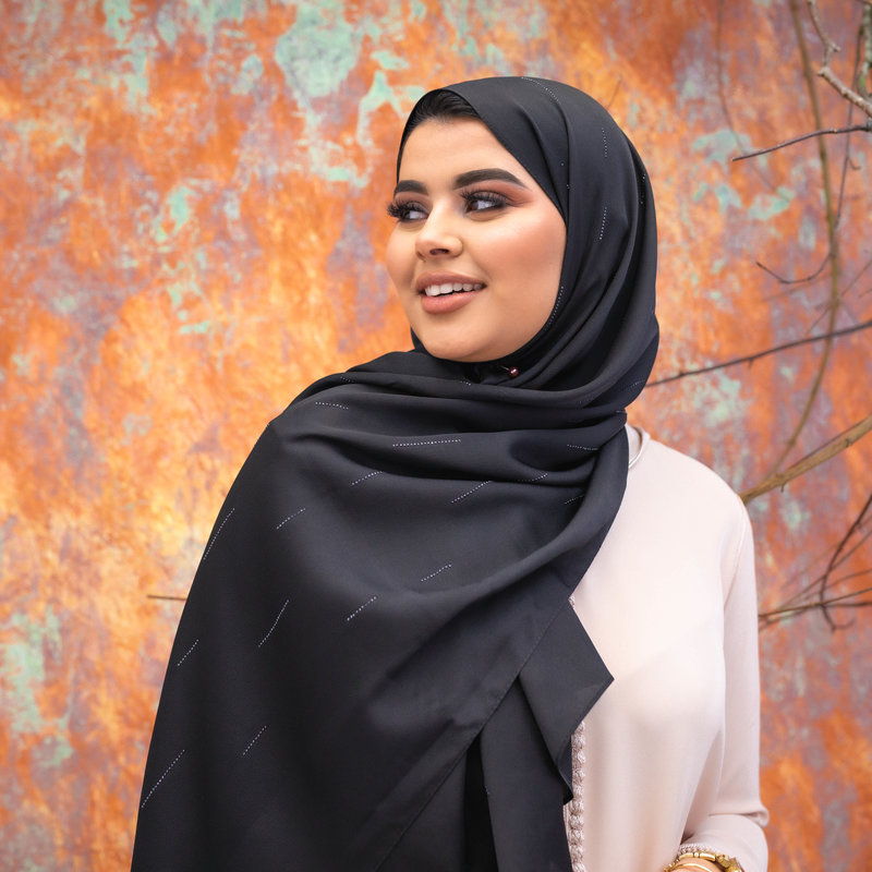 Hijab Indra Black