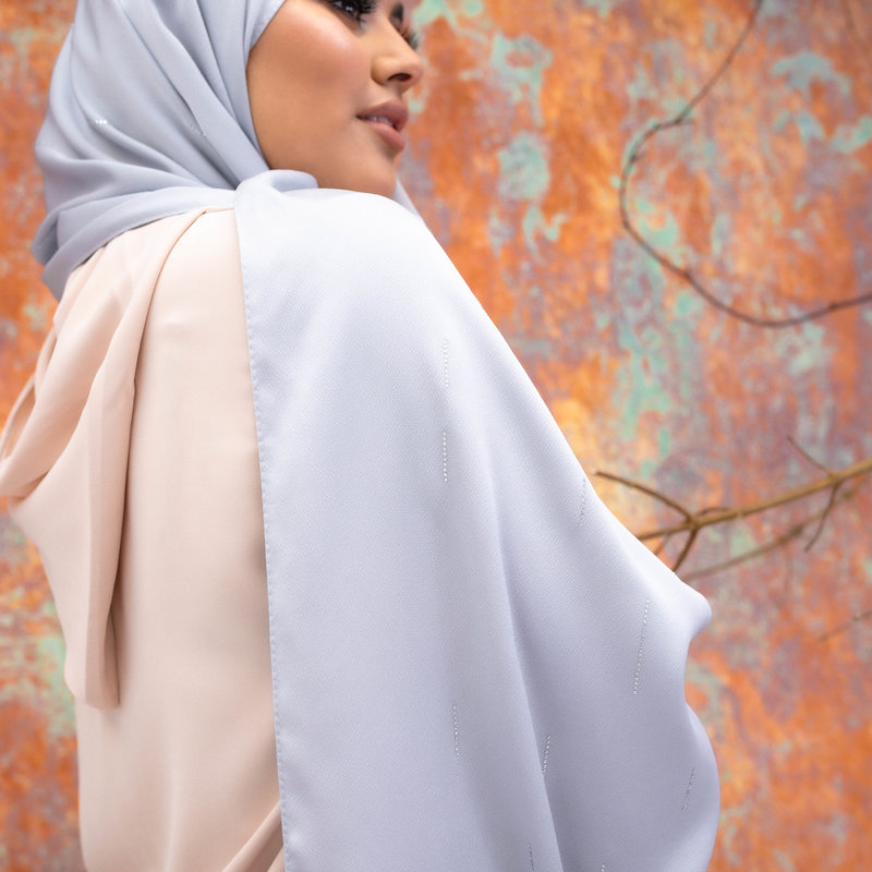 Hijab Indra Silver
