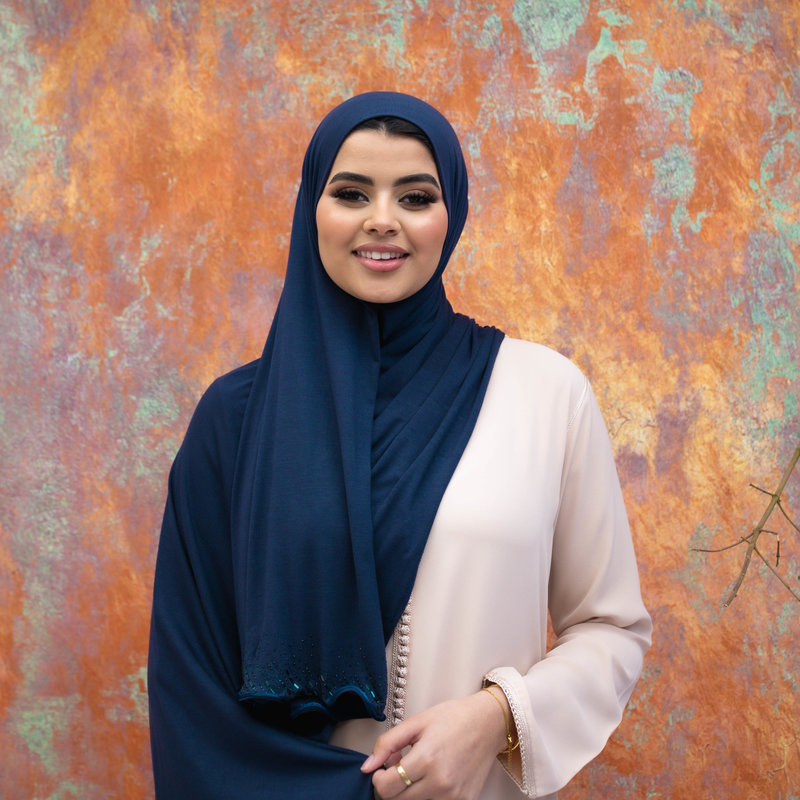 Hijab Veronica Dark Blue
