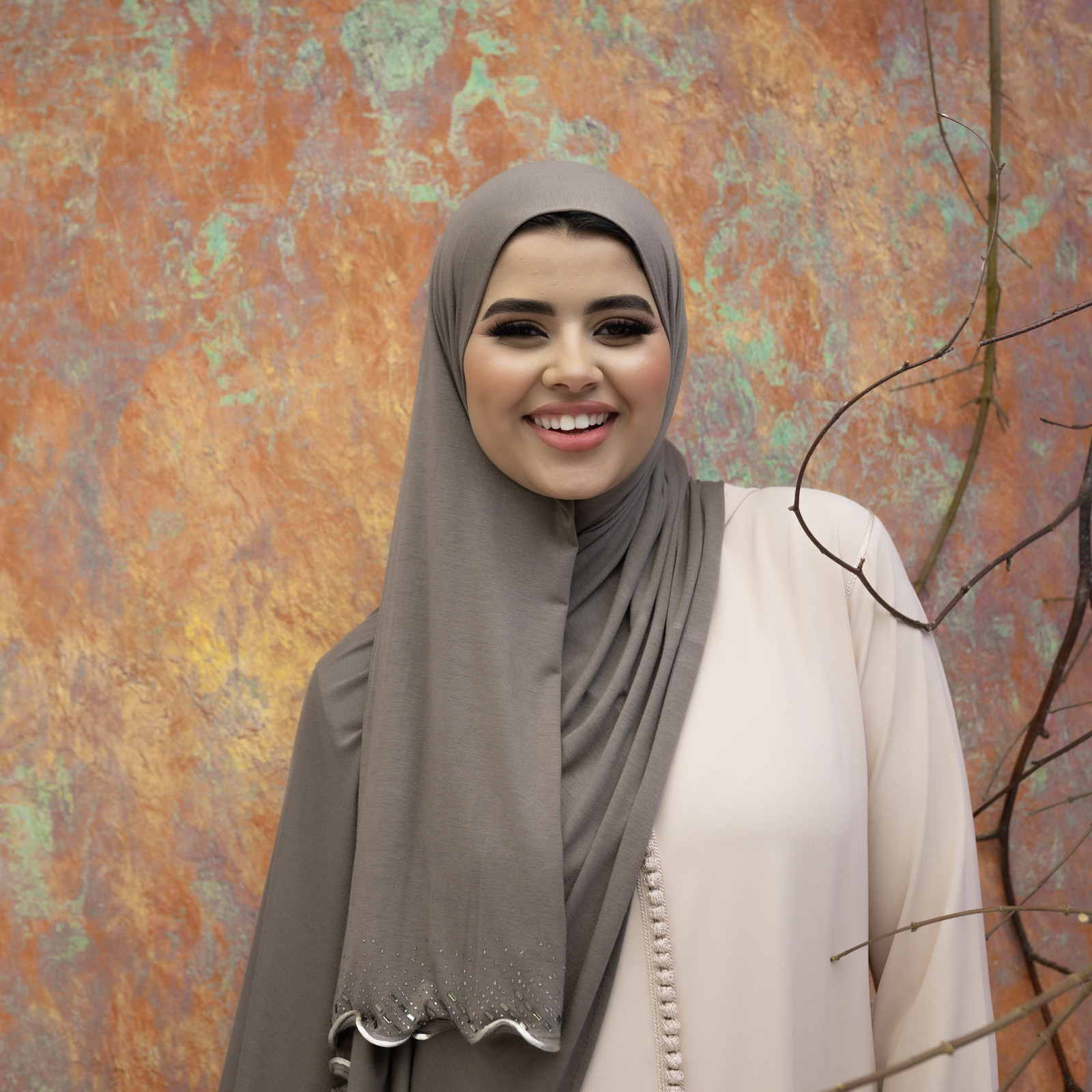 Hijab Veronica Kaki