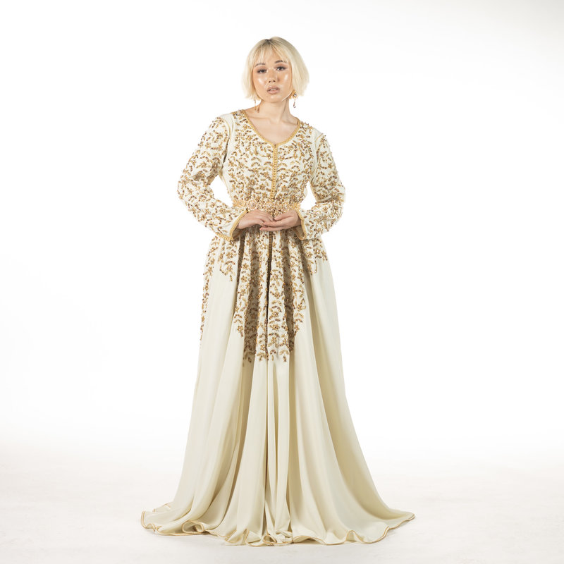 Caftan Dina BrokenWhite