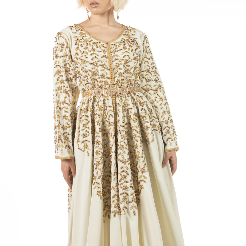 Caftan Dina BrokenWhite