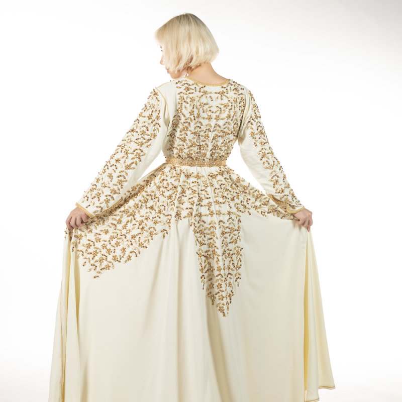 Caftan Dina BrokenWhite