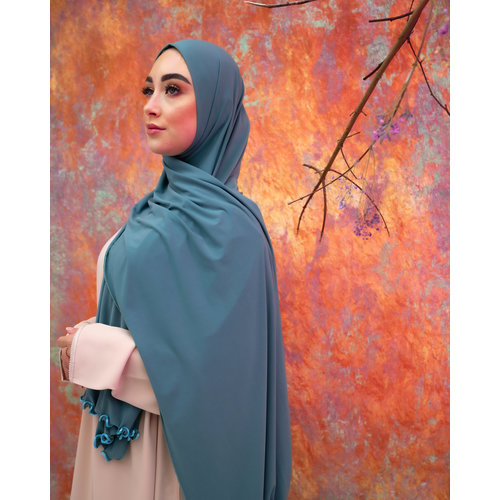 PREMIUM JERSEY HIJAB YONA - GREEN SHEEN PREMIUM JERSEY HIJAB YONA - GREEN SHEEN