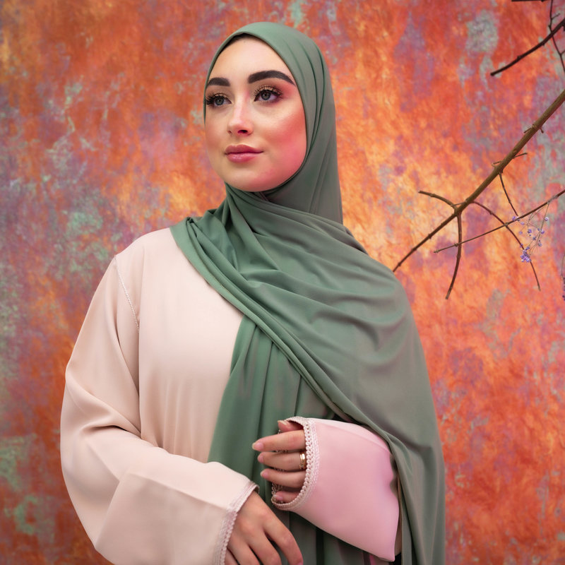 PREMIUM JERSEY HIJAB YONA - CELADON