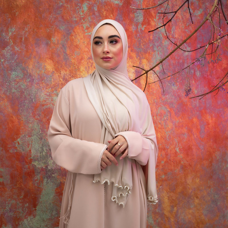 PREMIUM JERSEY HIJAB YONA - BISQUE