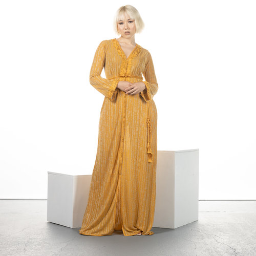 Caftan Mounia Mustard Caftan Mounia Mustard