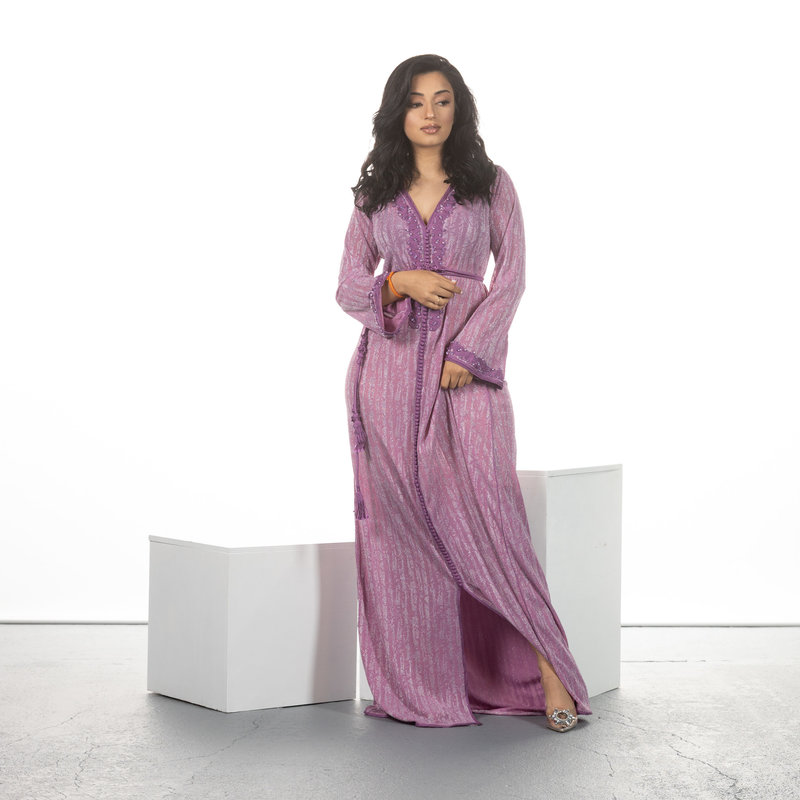 Caftan Mounia Paars