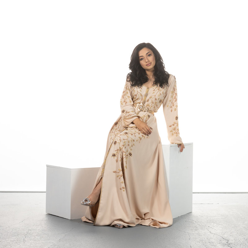 Caftan Nuha Peach Puff