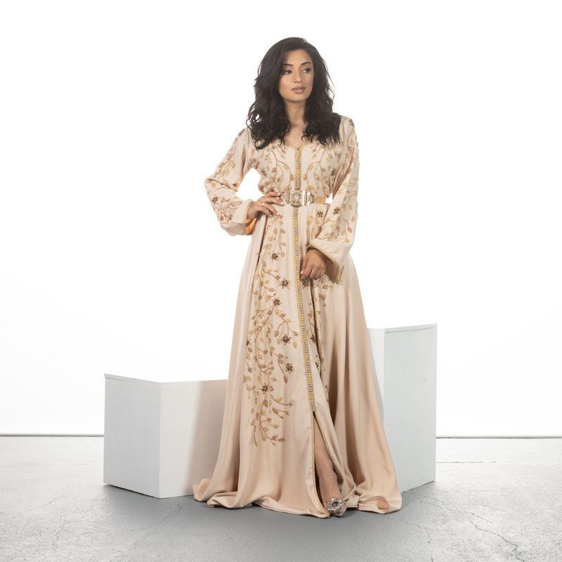 Caftan Nuha Peach Puff