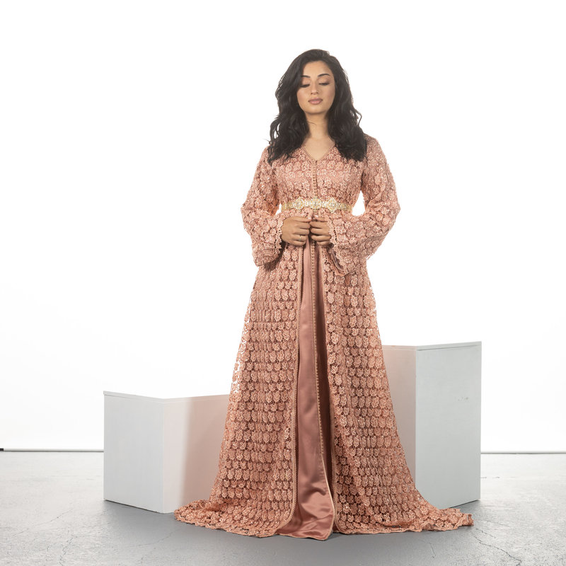 Caftan Olaia TaupeRoze