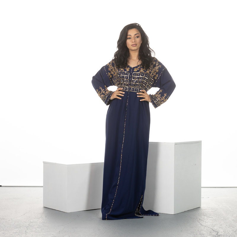 Caftan Nisrine oxfordblue
