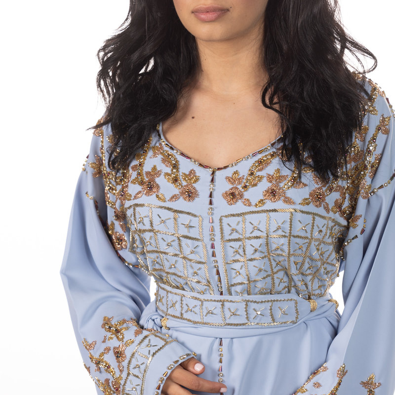 Caftan Nisrine Lichtblauw