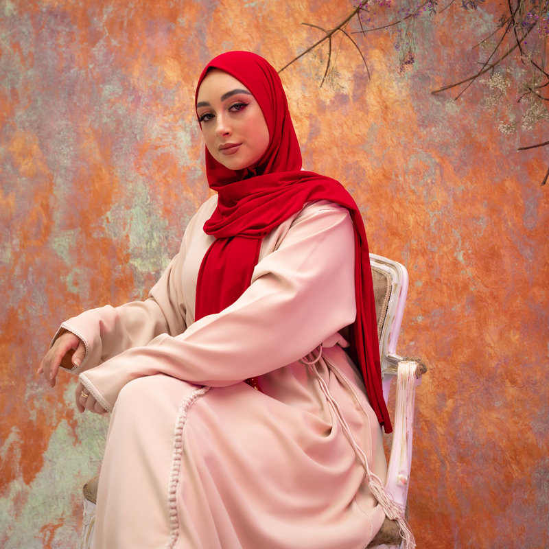 PREMIUM JERSEY HIJAB MIN - RED