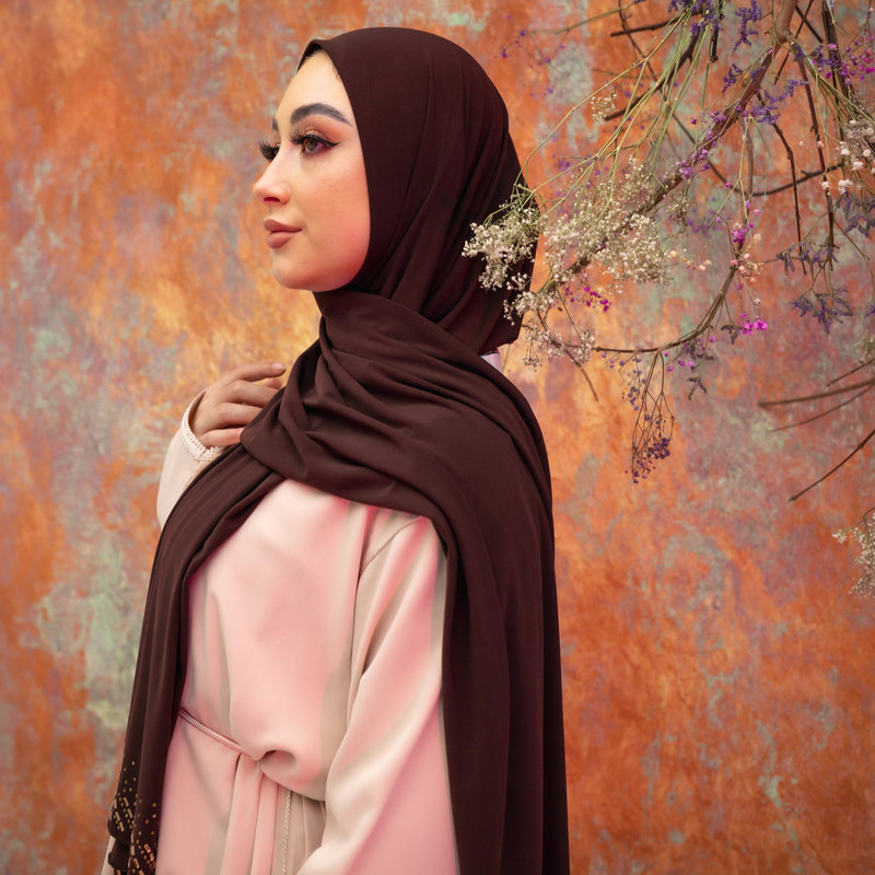PREMIUM JERSEY HIJAB MIN - OLD BURGUNDY