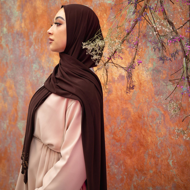 PREMIUM JERSEY HIJAB MIN - OLD BURGUNDY