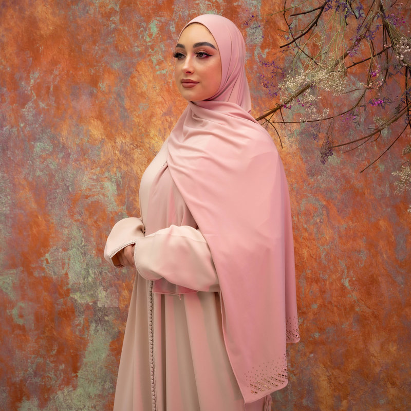 PREMIUM JERSEY HIJAB MIN - PALE PINK