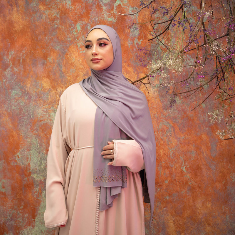 PREMIUM JERSEY HIJAB MIN - ROMAN SILVER