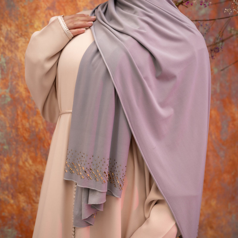 PREMIUM JERSEY HIJAB MIN - ROMAN SILVER
