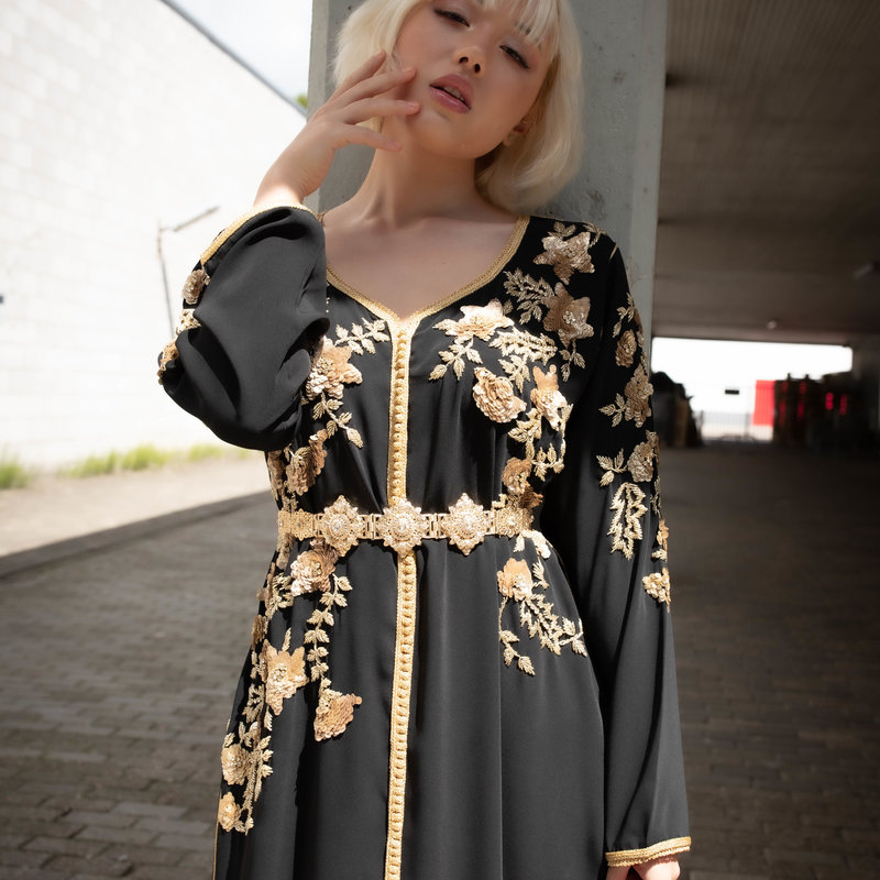 Caftan Bella zwart