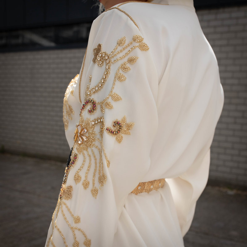 Caftan Carina Blanc
