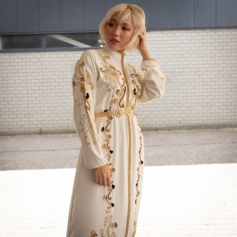 Caftan Carina Blanc