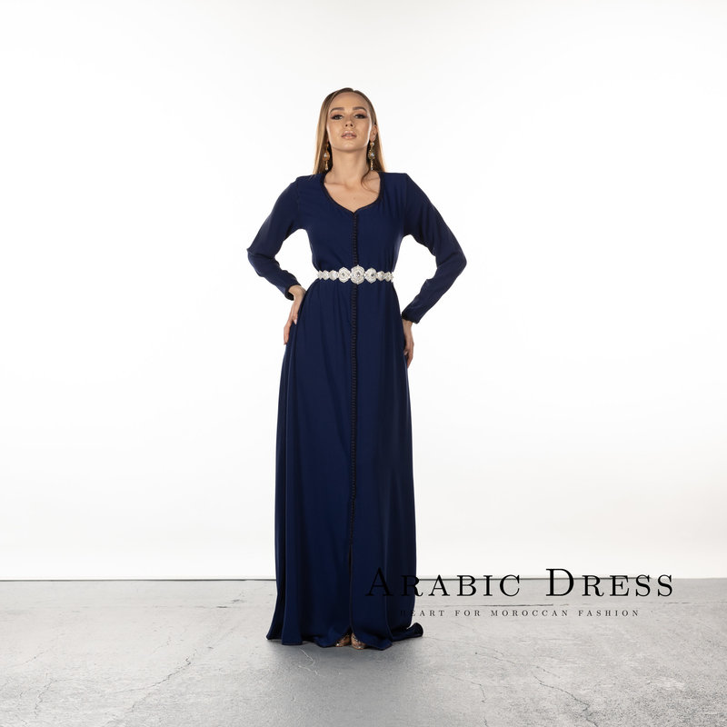 Caftan marwa DonkerBlauw