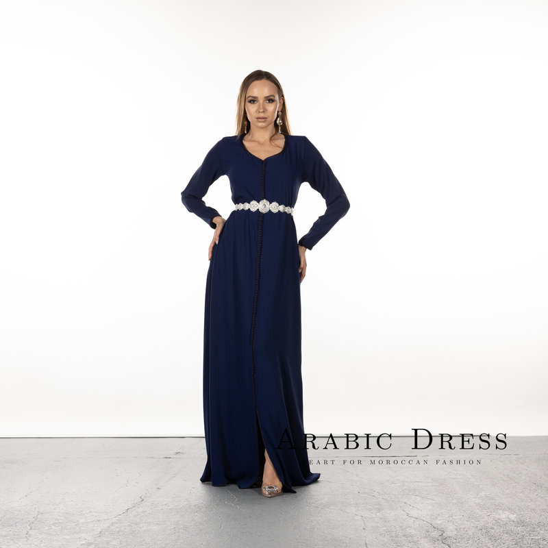 Caftan marwa DonkerBlauw